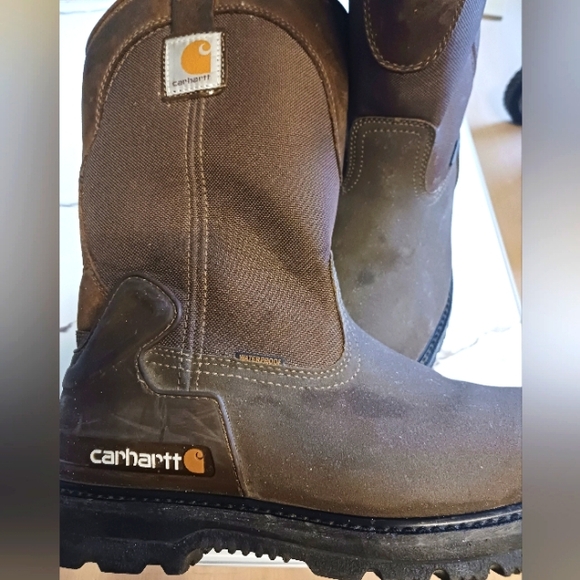 Carhartt Men's 11" Heritage Steel Toe Wellington Boots - Size 9 - Picture 1 of 7